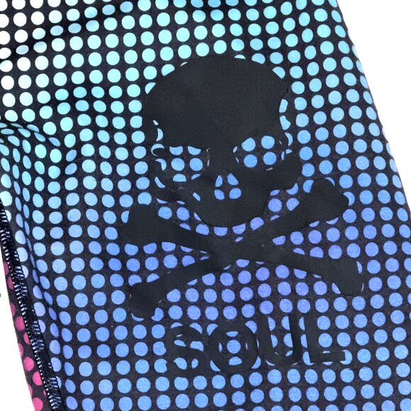 Lululemon Soul Cycle Skull Polka Dot Rainbow Hombre Tight Leggings Pants 6 - Picture 3 of 8